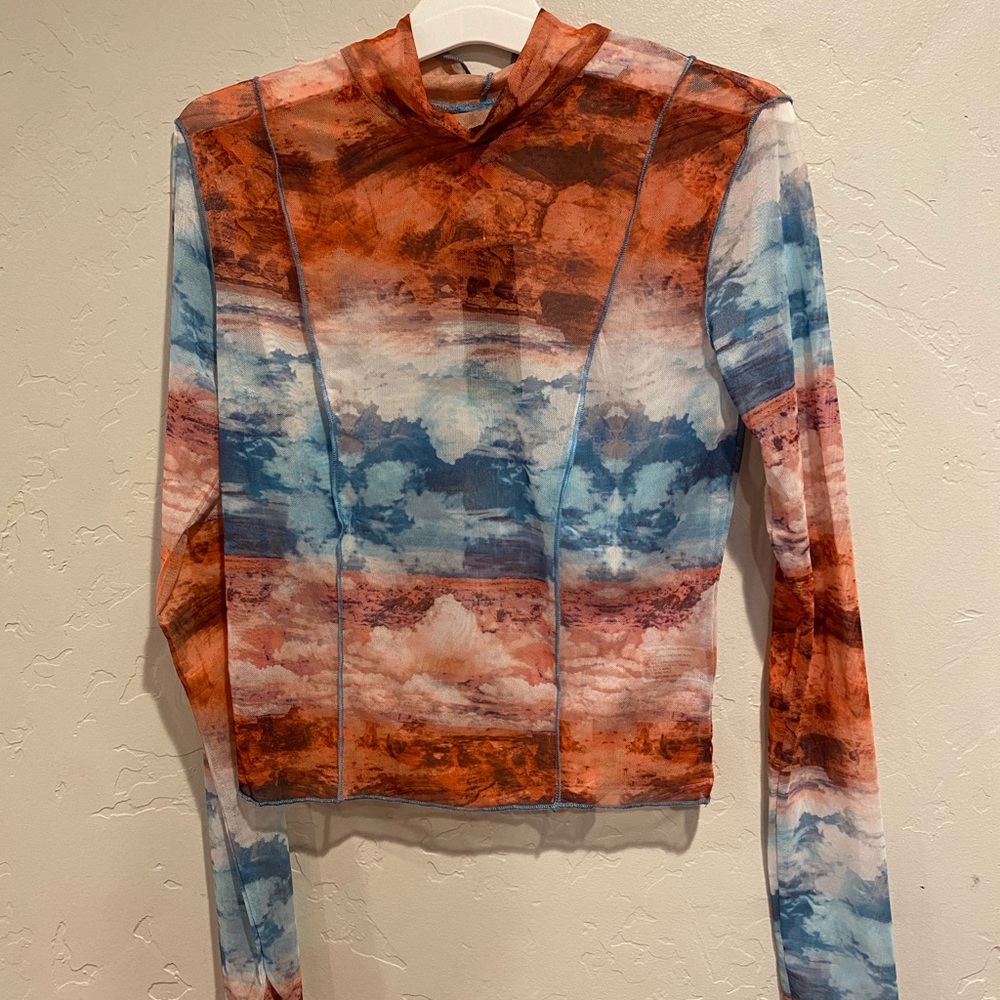 Mesh long sleeve
